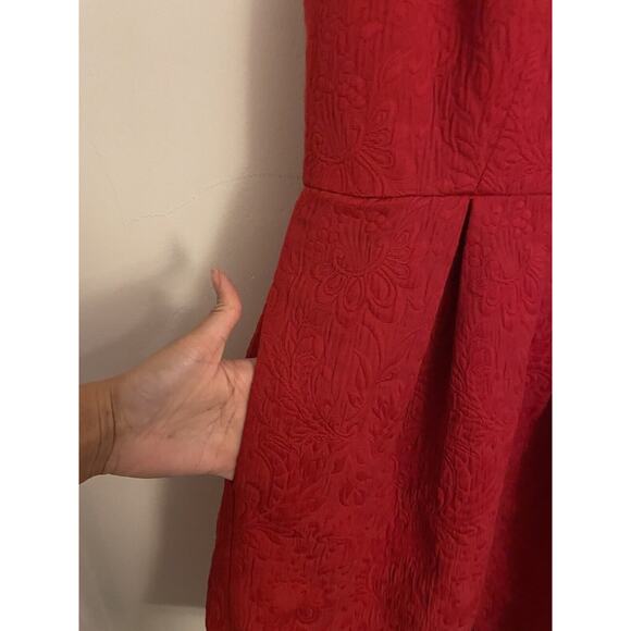 Anthropologie Red Sleeveless Dress - Picture 6 of 10